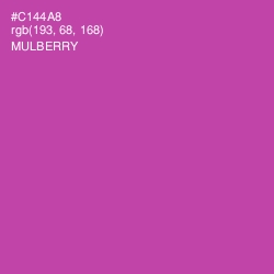 #C144A8 - Mulberry Color Image