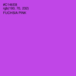 #C146E8 - Fuchsia Pink Color Image