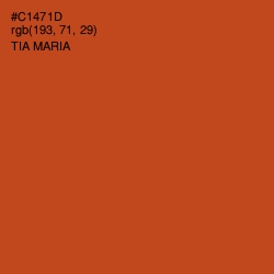 #C1471D - Tia Maria Color Image