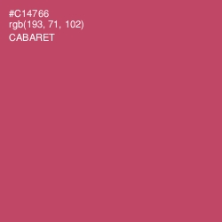 #C14766 - Cabaret Color Image