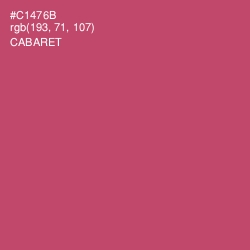 #C1476B - Cabaret Color Image