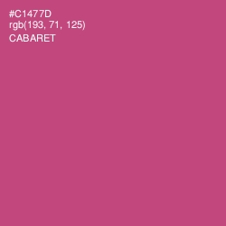 #C1477D - Cabaret Color Image