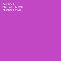 #C147C4 - Fuchsia Pink Color Image