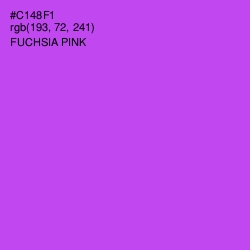 #C148F1 - Fuchsia Pink Color Image