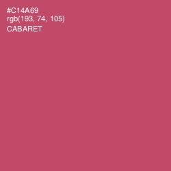 #C14A69 - Cabaret Color Image