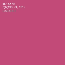 #C14A79 - Cabaret Color Image