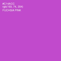 #C14ACC - Fuchsia Pink Color Image