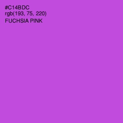 #C14BDC - Fuchsia Pink Color Image