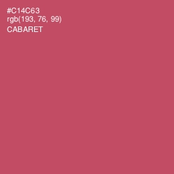 #C14C63 - Cabaret Color Image