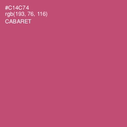 #C14C74 - Cabaret Color Image