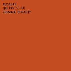 #C14D1F - Orange Roughy Color Image