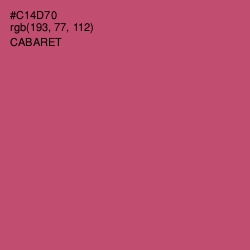 #C14D70 - Cabaret Color Image