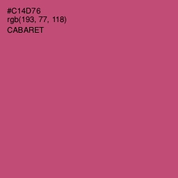 #C14D76 - Cabaret Color Image