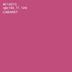 #C14D7C - Cabaret Color Image