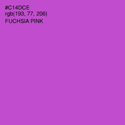 #C14DCE - Fuchsia Pink Color Image