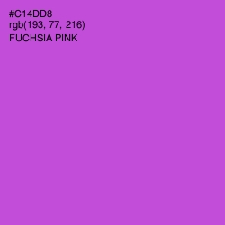 #C14DD8 - Fuchsia Pink Color Image