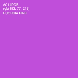 #C14DDB - Fuchsia Pink Color Image