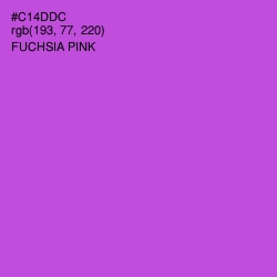 #C14DDC - Fuchsia Pink Color Image