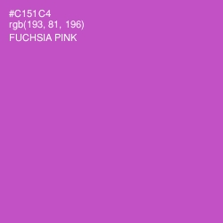 #C151C4 - Fuchsia Pink Color Image