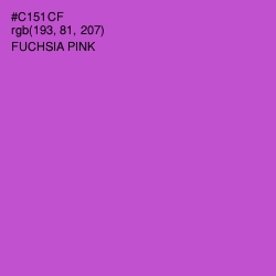 #C151CF - Fuchsia Pink Color Image