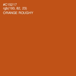 #C15217 - Orange Roughy Color Image