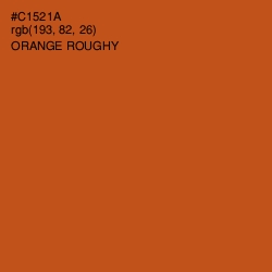 #C1521A - Orange Roughy Color Image