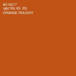 #C15317 - Orange Roughy Color Image