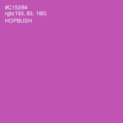 #C153B4 - Hopbush Color Image