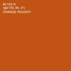 #C15415 - Orange Roughy Color Image