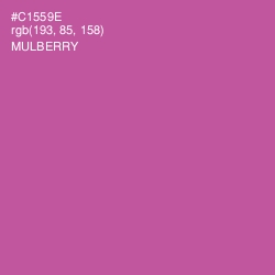 #C1559E - Mulberry Color Image