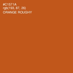 #C1571A - Orange Roughy Color Image