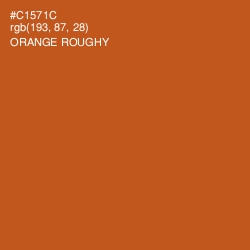 #C1571C - Orange Roughy Color Image