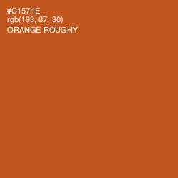 #C1571E - Orange Roughy Color Image