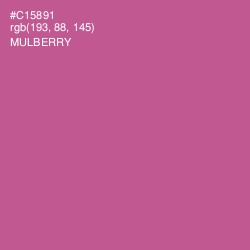 #C15891 - Mulberry Color Image