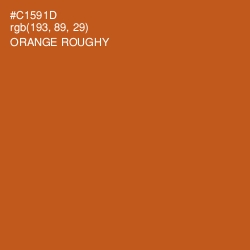 #C1591D - Orange Roughy Color Image