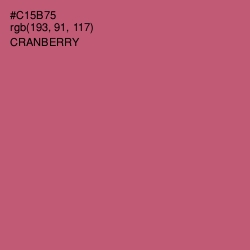 #C15B75 - Cranberry Color Image