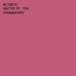 #C15B7C - Cranberry Color Image