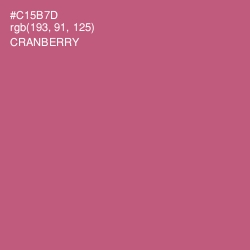 #C15B7D - Cranberry Color Image
