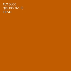 #C15C00 - Tenn Color Image