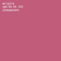 #C15D7A - Cranberry Color Image