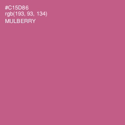 #C15D86 - Mulberry Color Image