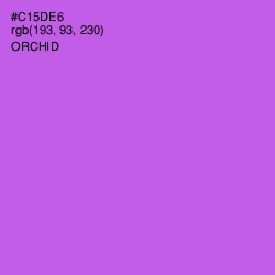 #C15DE6 - Orchid Color Image
