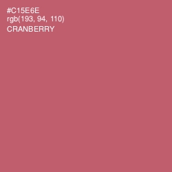 #C15E6E - Cranberry Color Image
