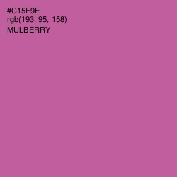 #C15F9E - Mulberry Color Image