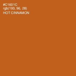 #C1601C - Hot Cinnamon Color Image