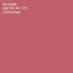 #C1606B - Contessa Color Image