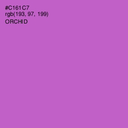 #C161C7 - Orchid Color Image