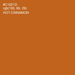 #C1631D - Hot Cinnamon Color Image