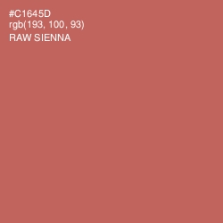 #C1645D - Raw Sienna Color Image