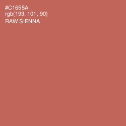 #C1655A - Raw Sienna Color Image